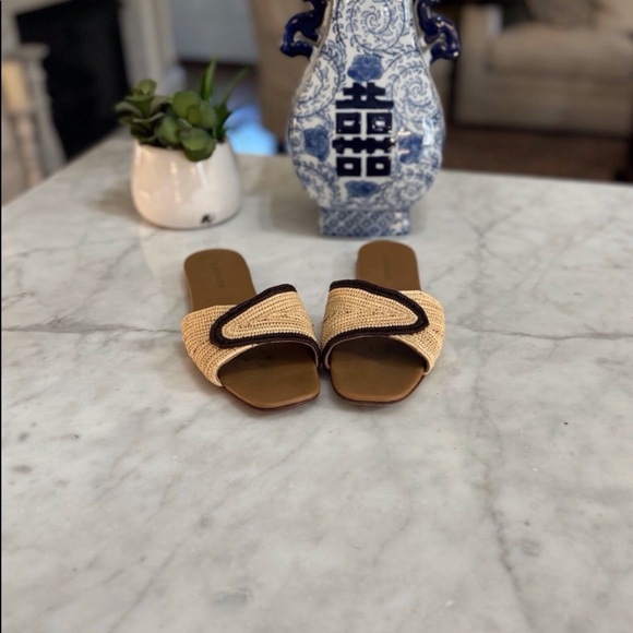 🤎 LE MOGADOR NUDE AND BROWN VOLAKAS FLATS! - Picture 2 of 9